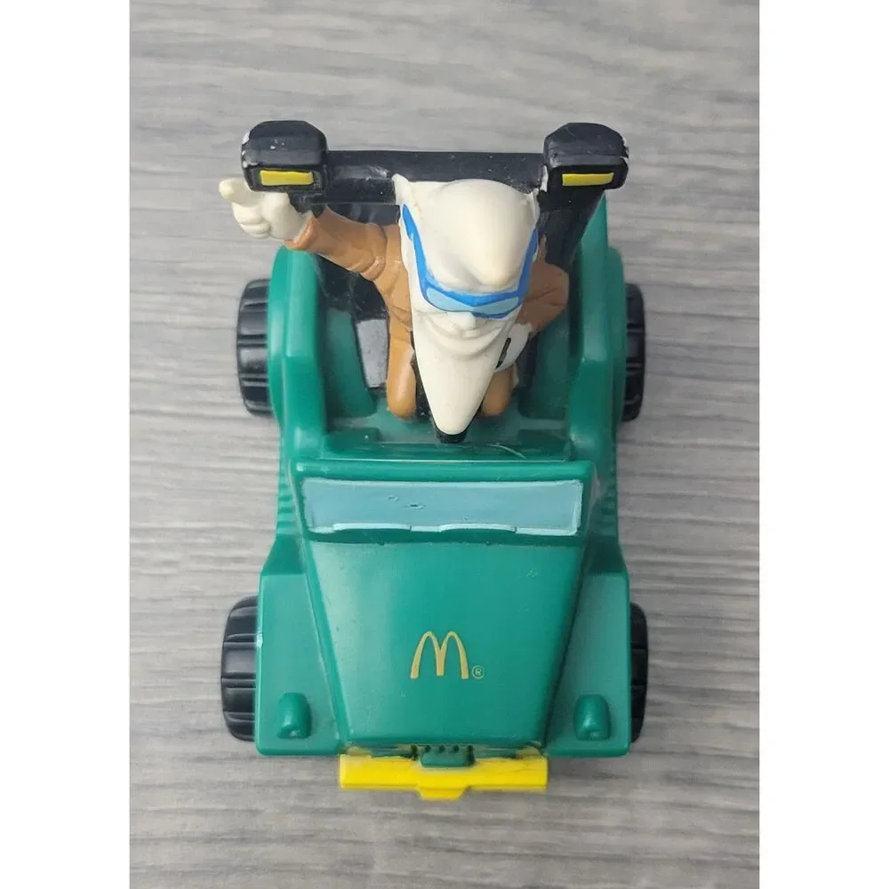 VTG 1988 McDonald's Mac Tonight Moon Man Green Plastic Jeep Happy Meal Toy